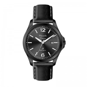 Alexandre Christie AC 1029 Full Black Lady Leather LDLIPBA